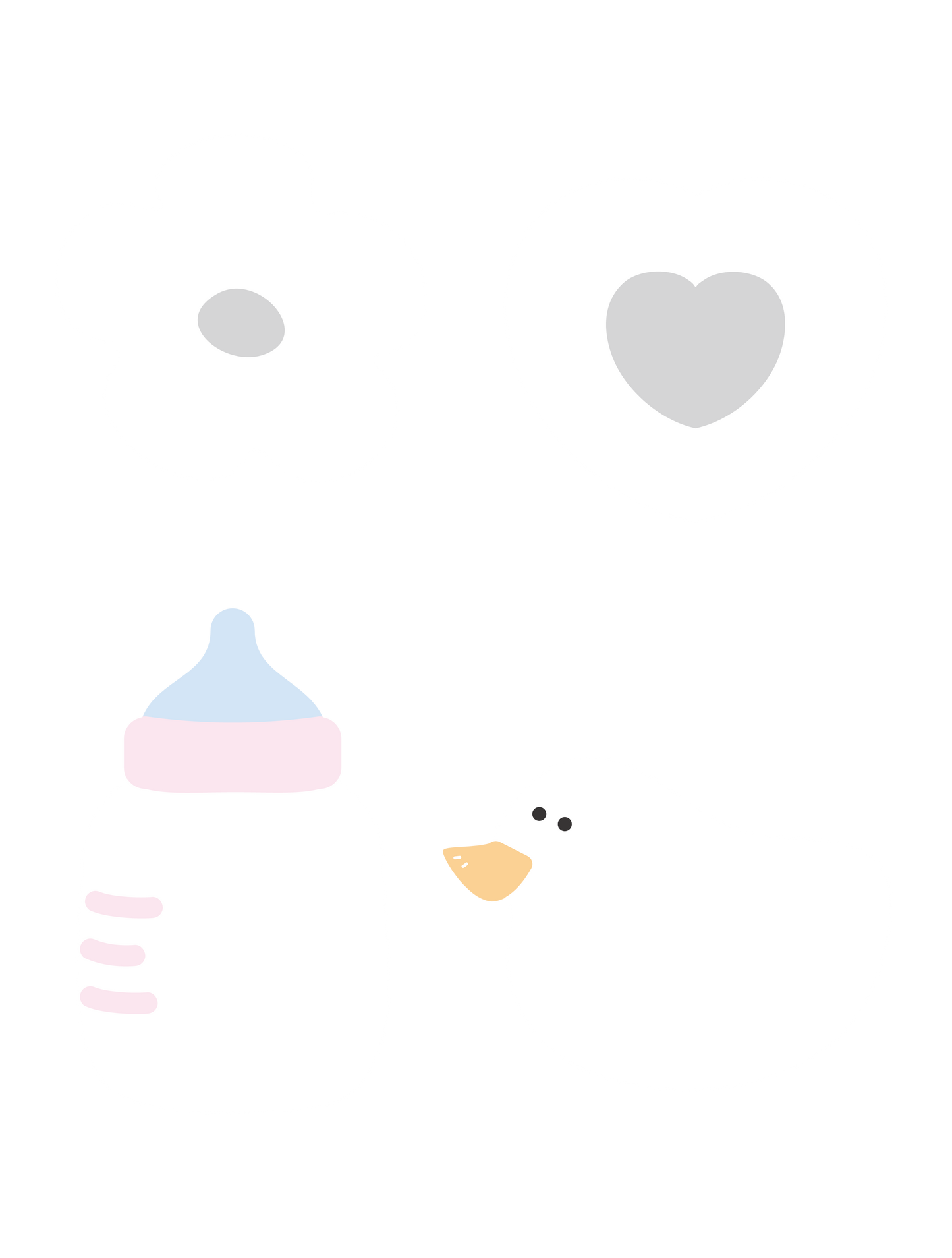 推し色ゆるモチーフ_ホワイト