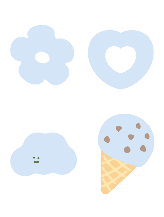 推し色ゆるモチーフ_水色