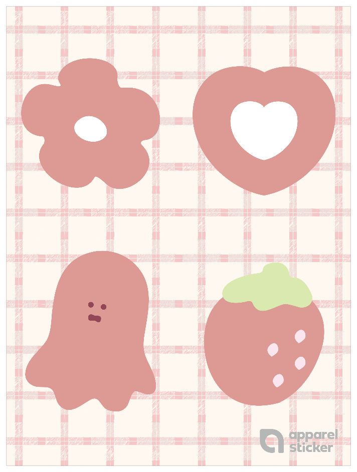 推し色ゆるモチーフ_レッド