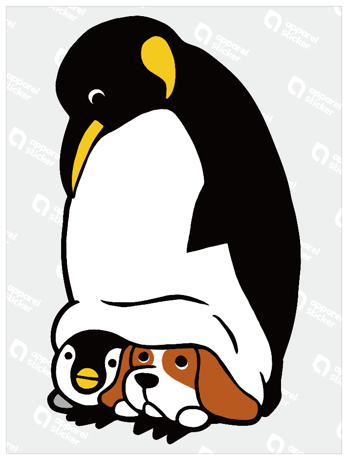 ペンギンの親子_よその子