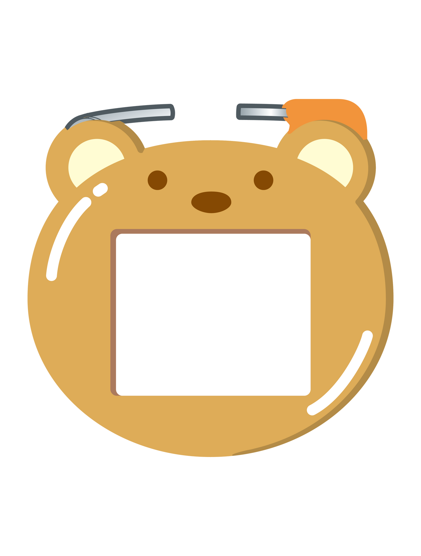 ようちえんバッジ_くま