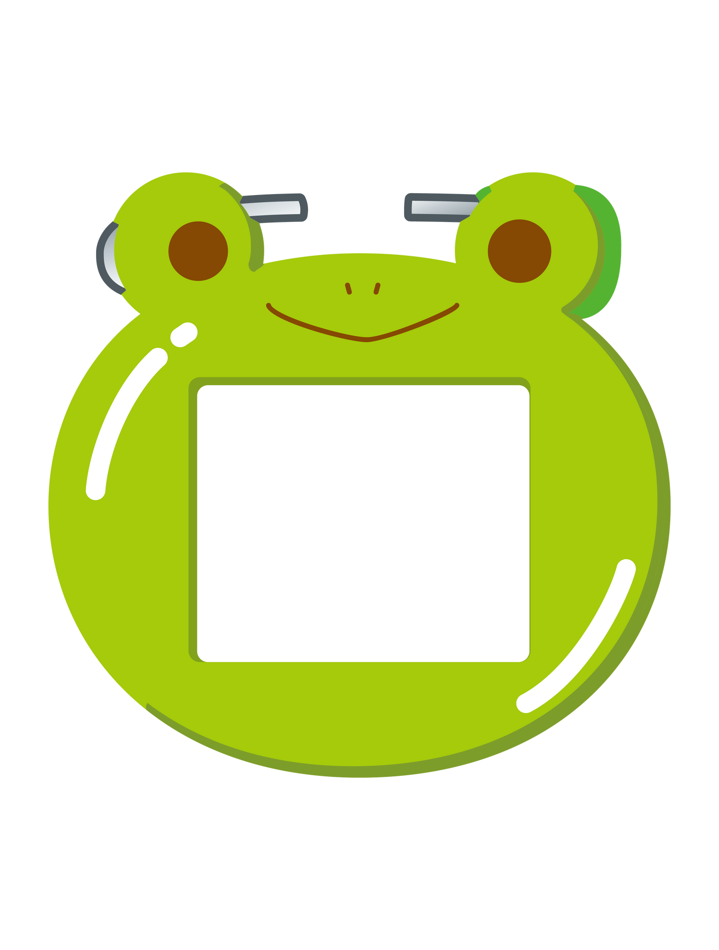 ようちえんバッジ_かえる