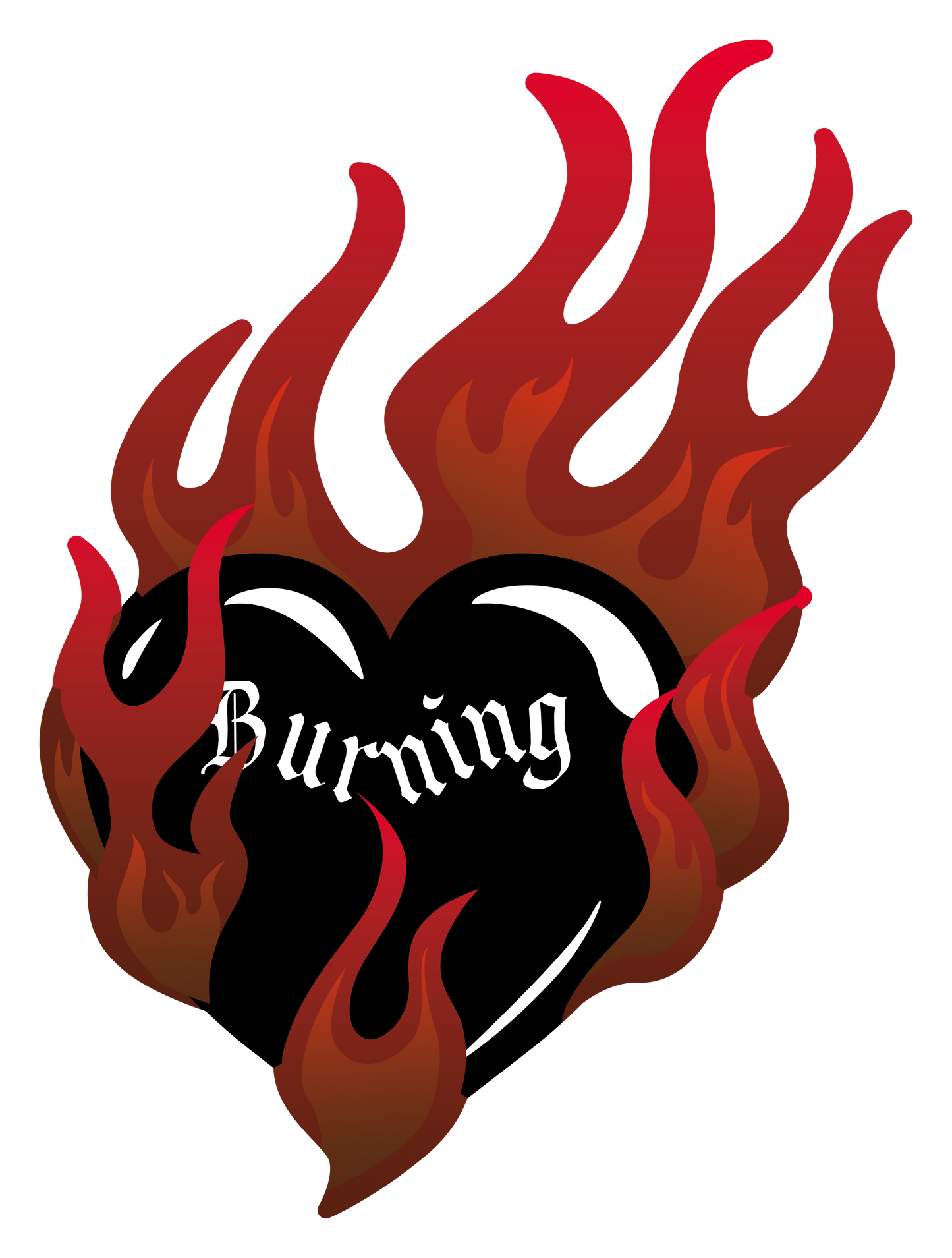Burning heart_red
