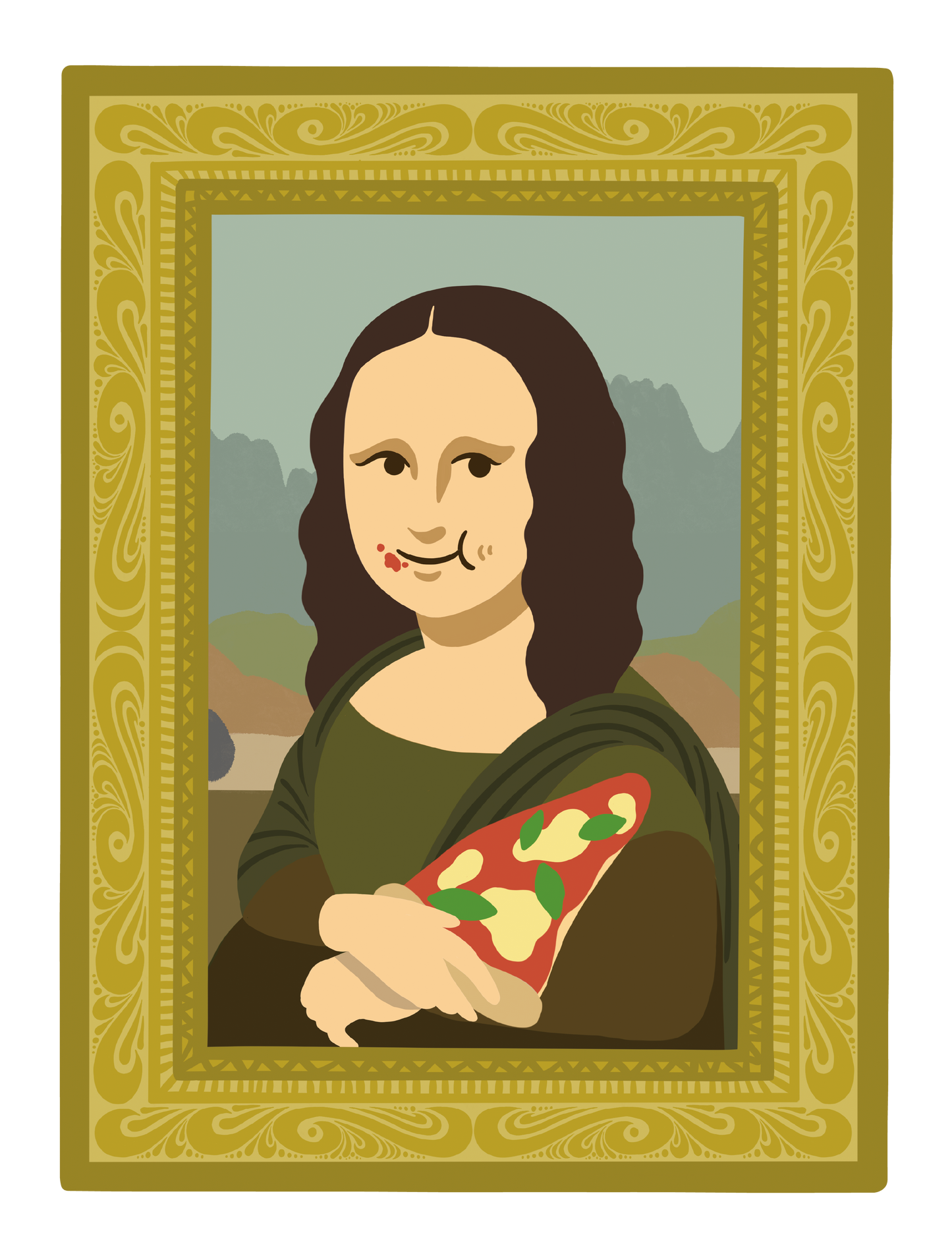 ART&PIZZA_モナリザ