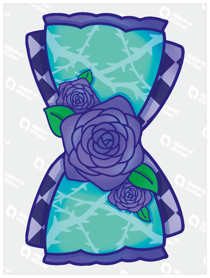 キッズリボン_薔薇
