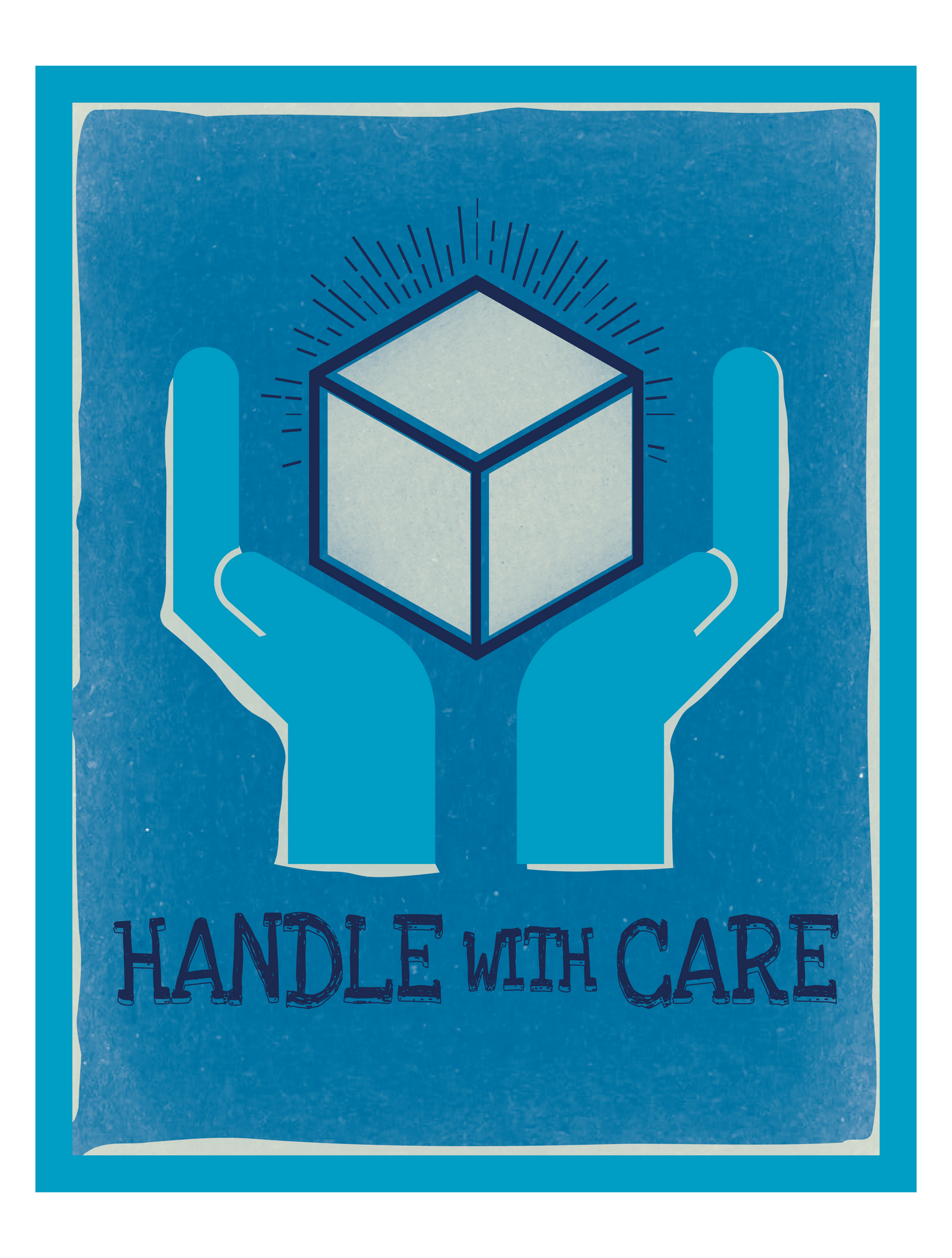 カラーシンプルステッカー_HANDLE_WITH_CARE