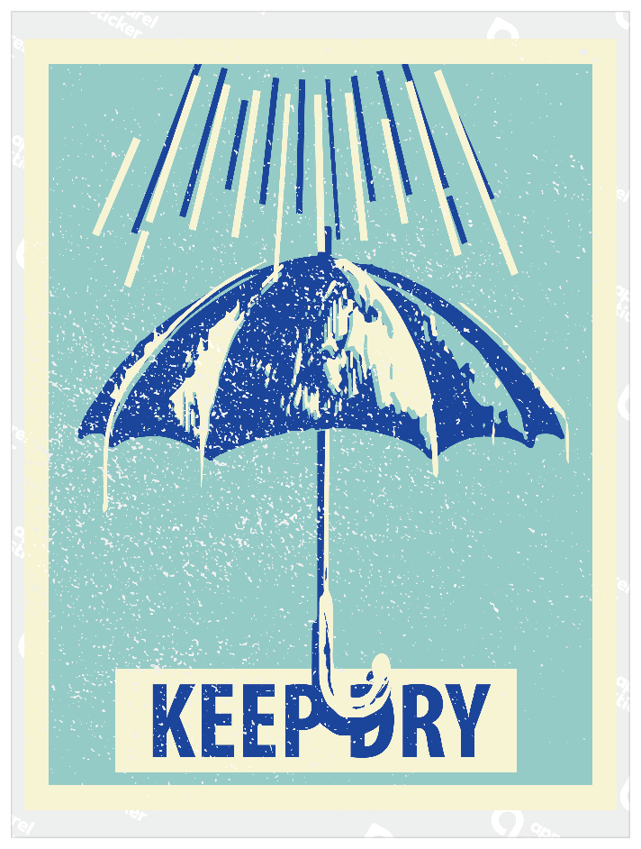 カラーシンプルステッカー_KEEP_DRY