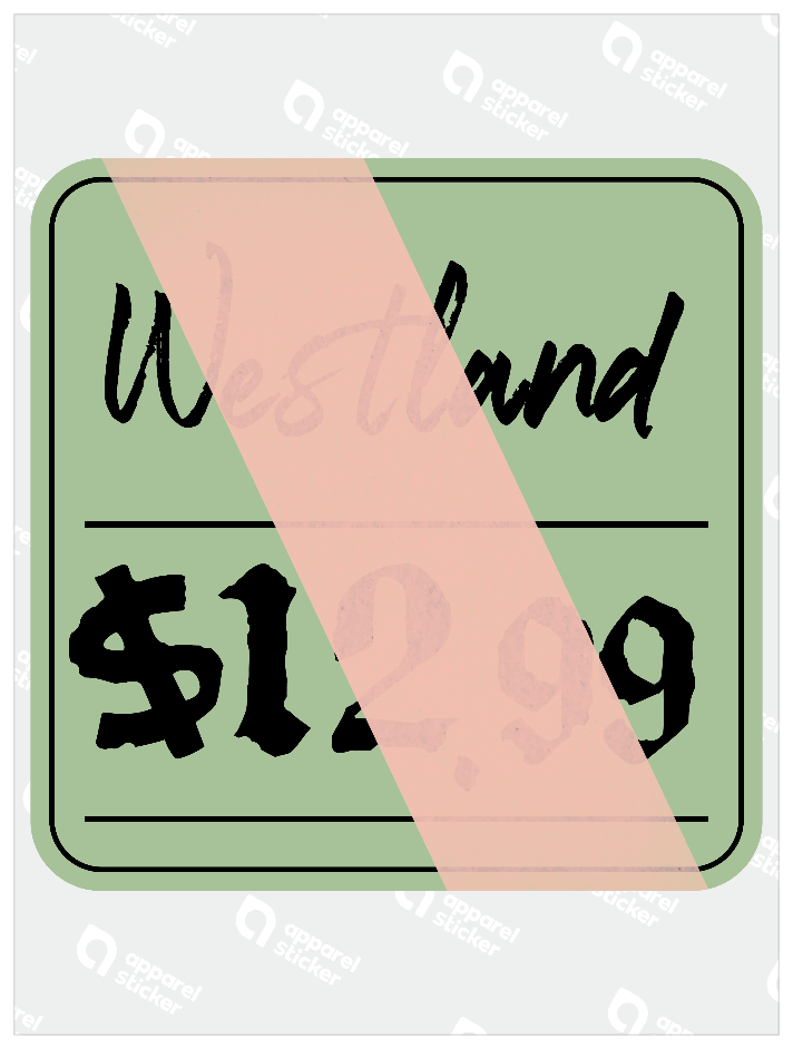 カラーシンプルステッカー_PRICE_TAG