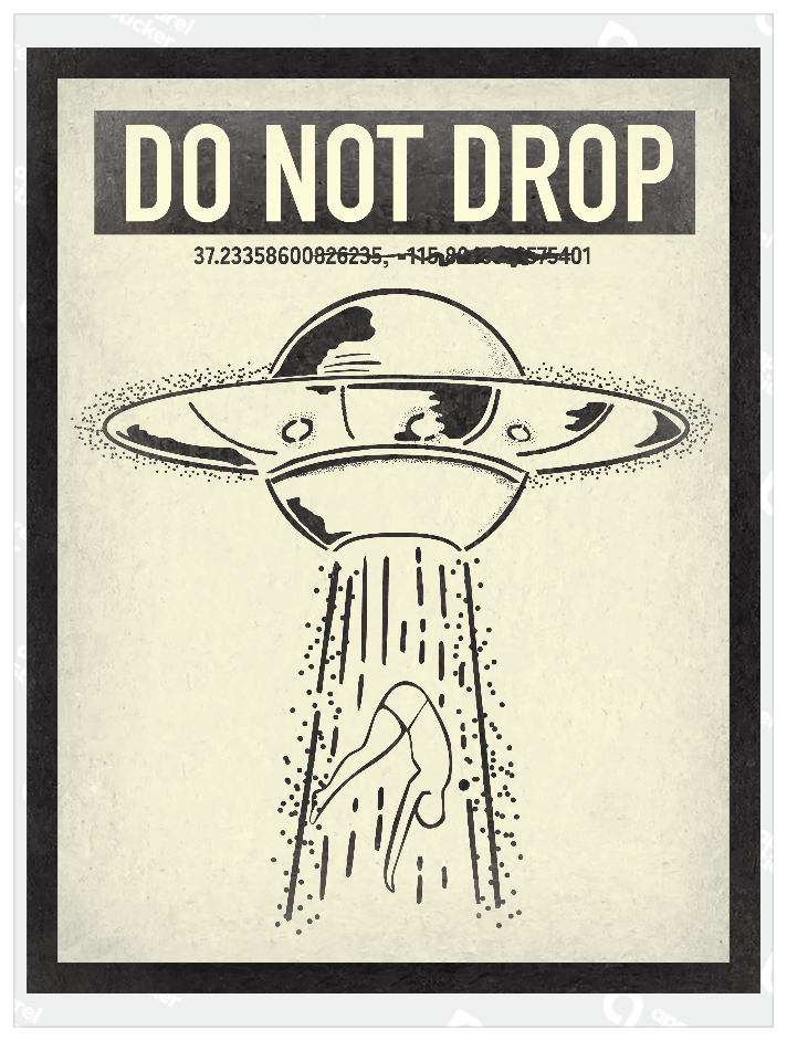 モノクロシンプルステッカー_DO_NOT_DROP