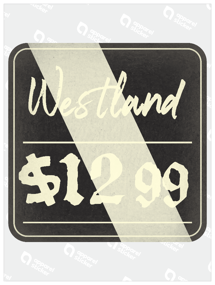 モノクロシンプルステッカー_PRICE_TAG