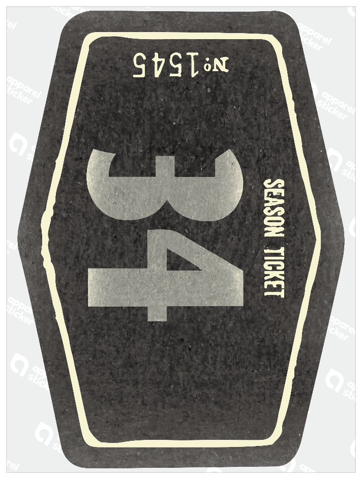 モノクロシンプルステッカー_SEASON_TICKET