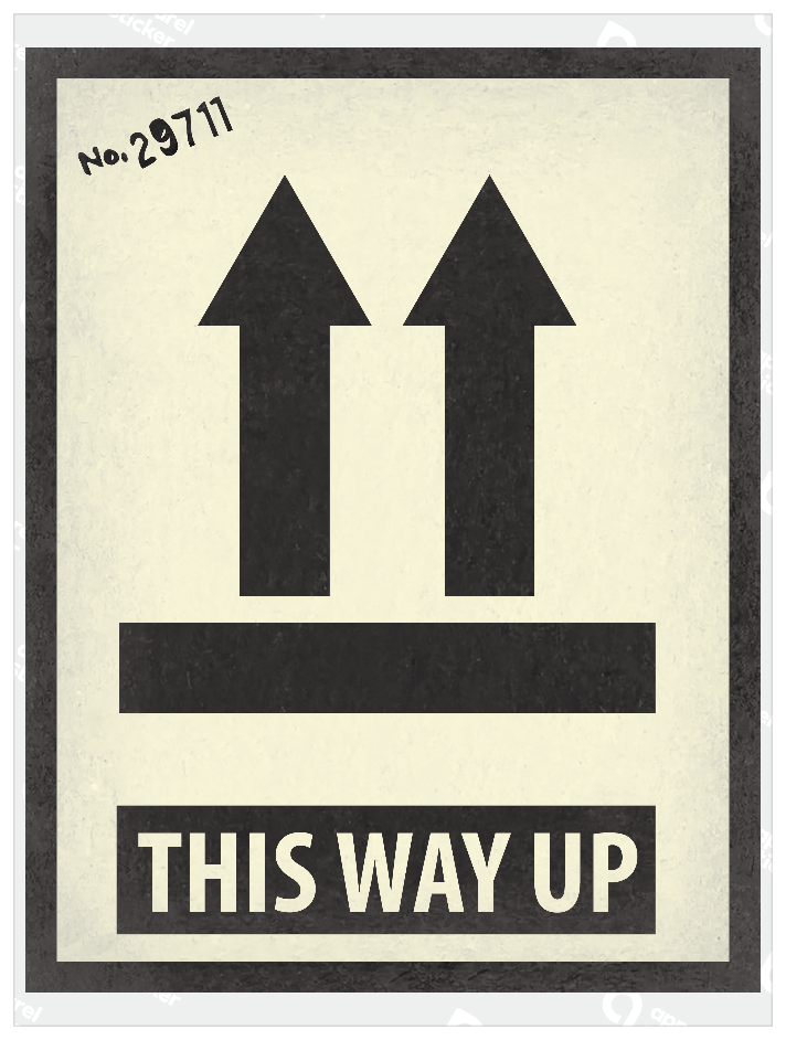 モノクロシンプルステッカー_THIS_WAY_UP