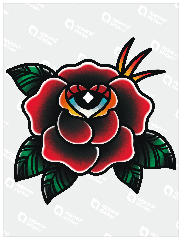 石川エリザ_ポップタトゥー_バラ目