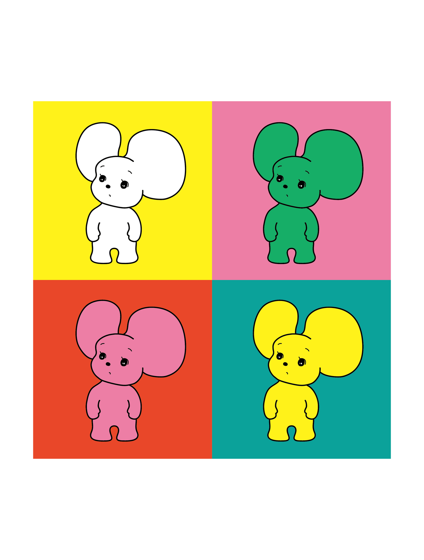シラタマ カラーブロック