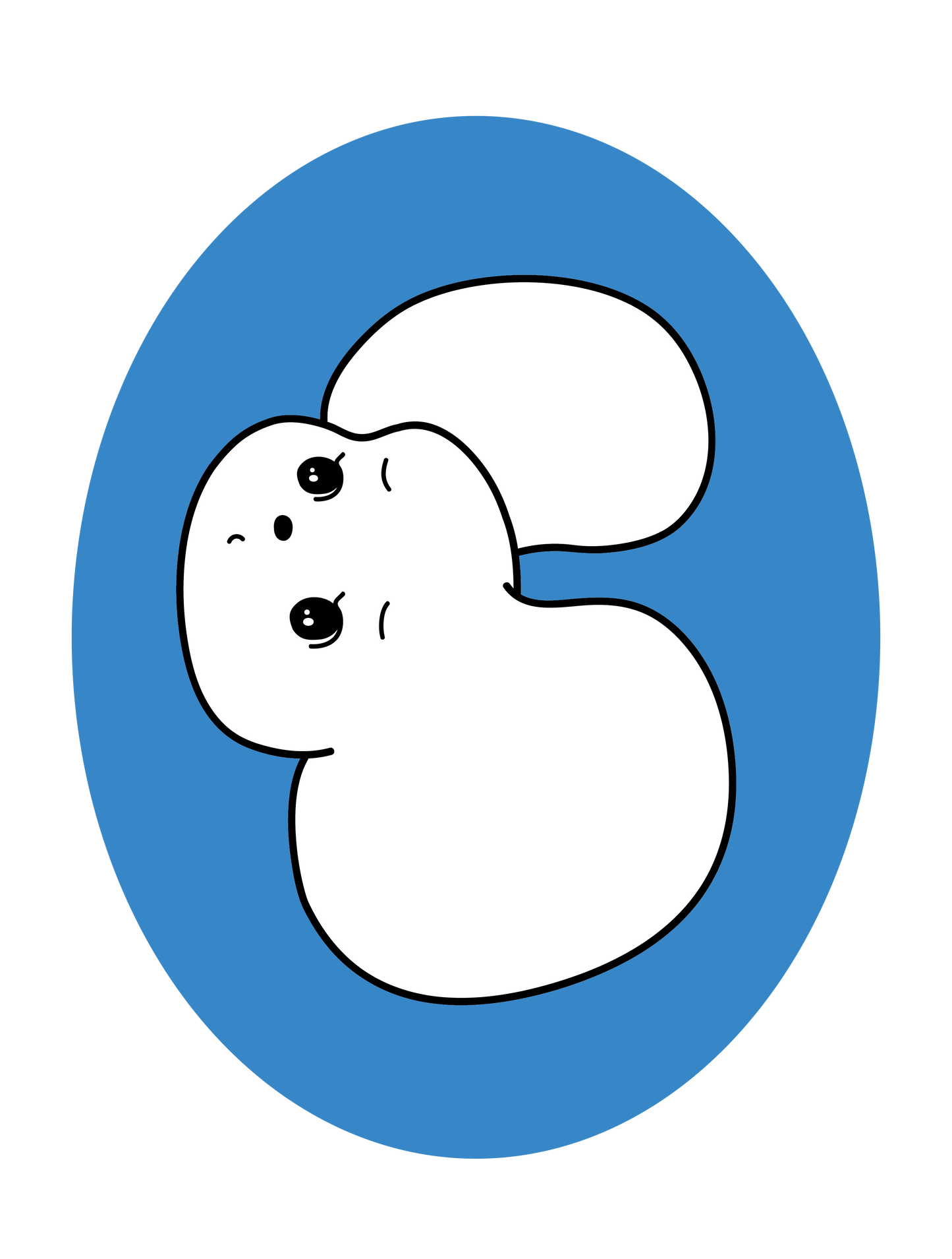シラタマ 顔丸3