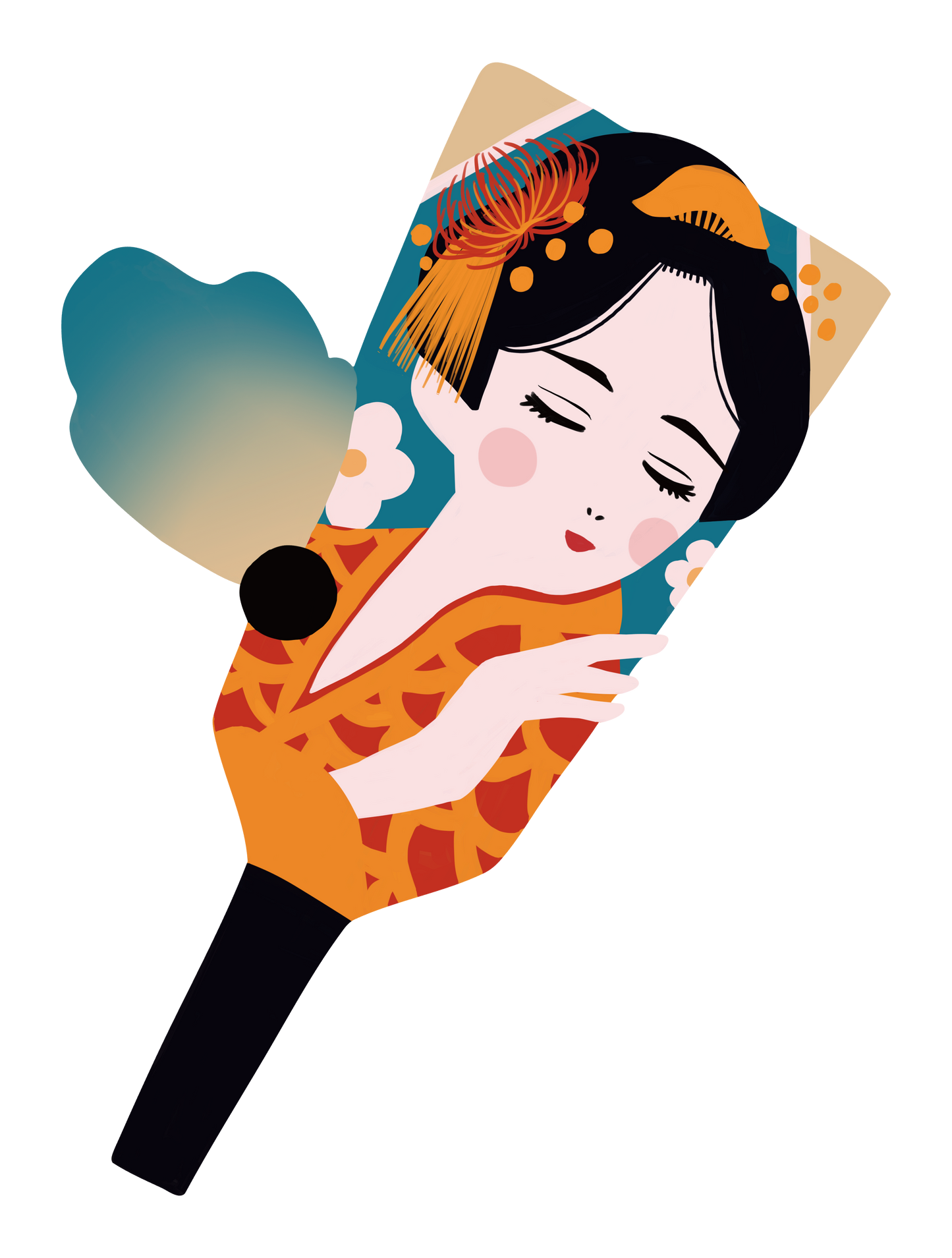正月_羽子板