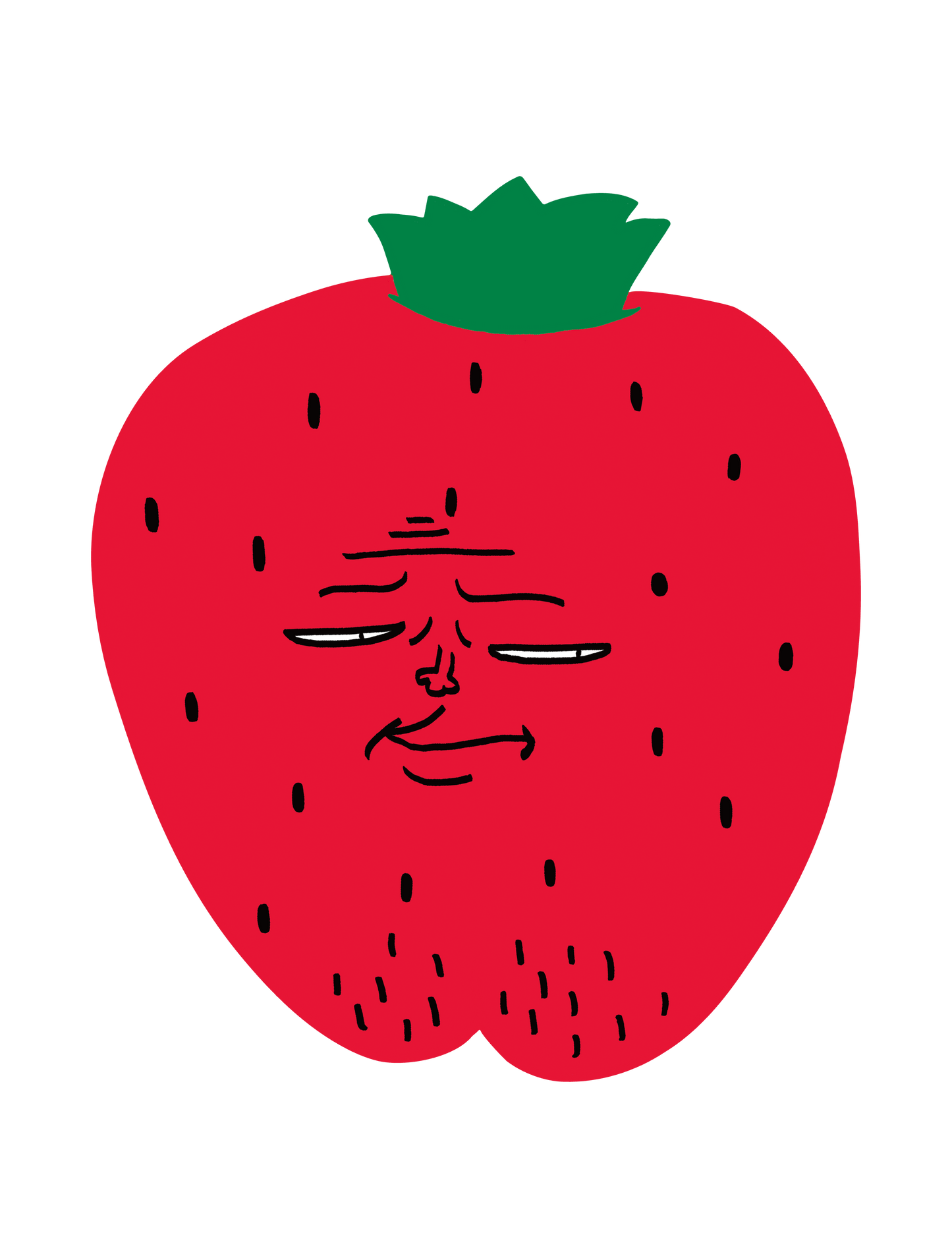 変な果物_イチゴ