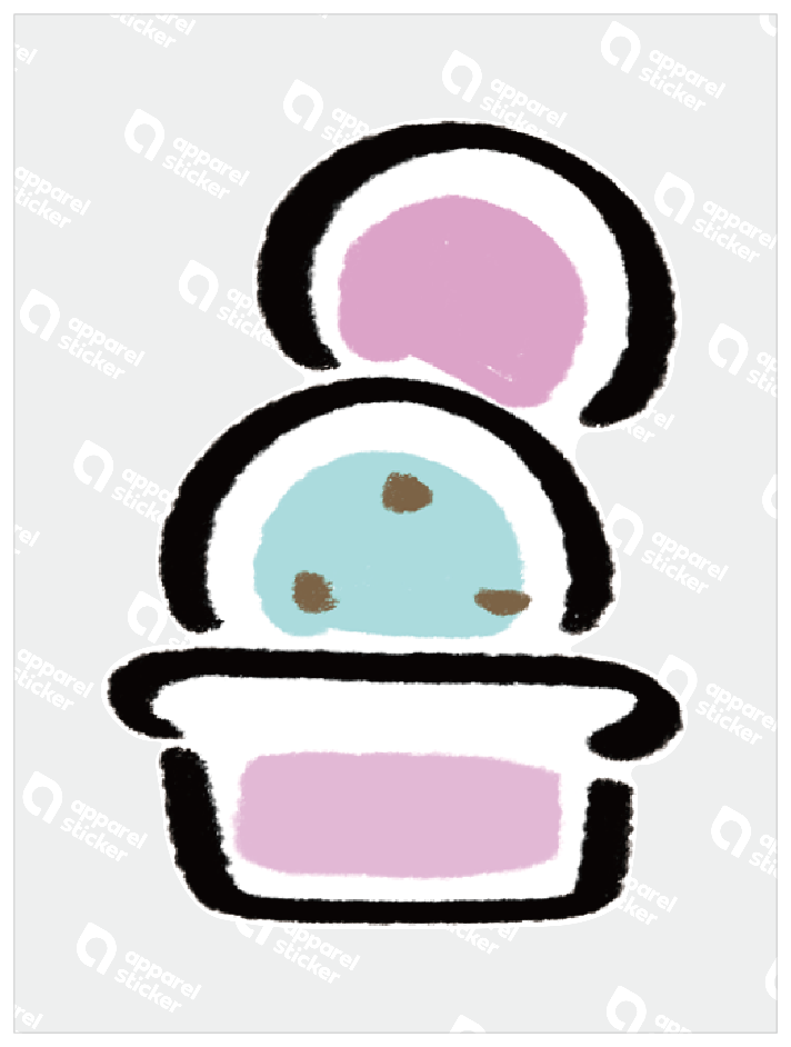 だびくん_カップアイス