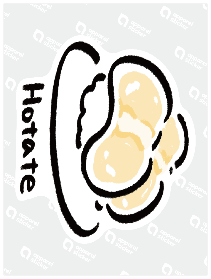 だびくん_文字ホタテ