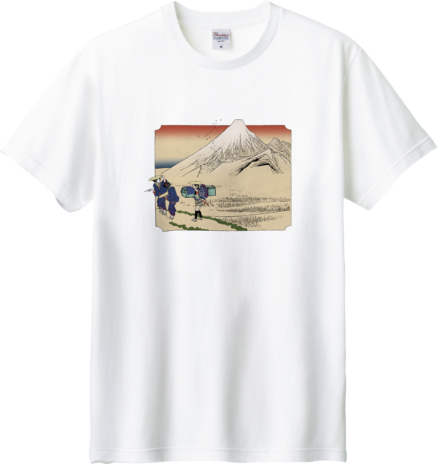 和柄_富士 半袖Tシャツ