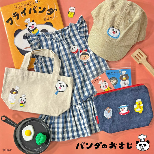「パンダのおさじ」×アパレルステッカーコラボ