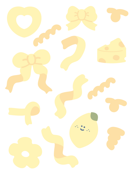 推し色ゆるイラスト_ イエロー