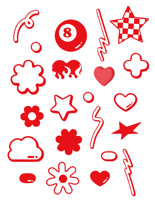 ポップ赤