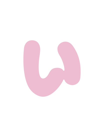 ひらがなピンク_い