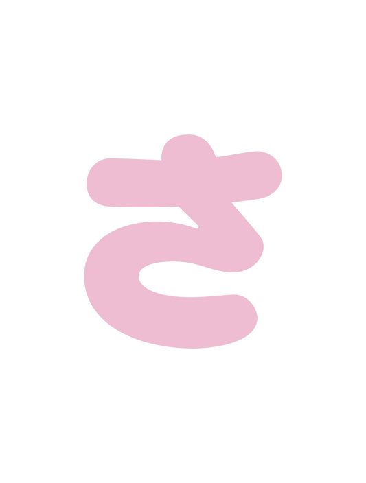 ひらがなピンク_さ