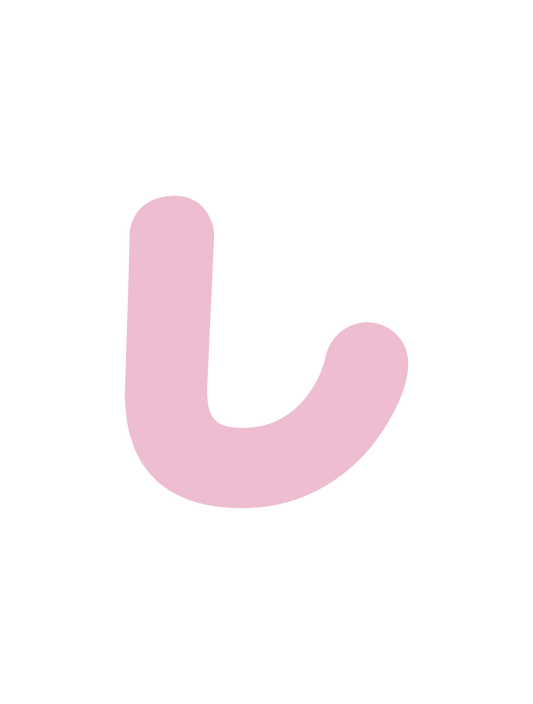 ひらがなピンク_し