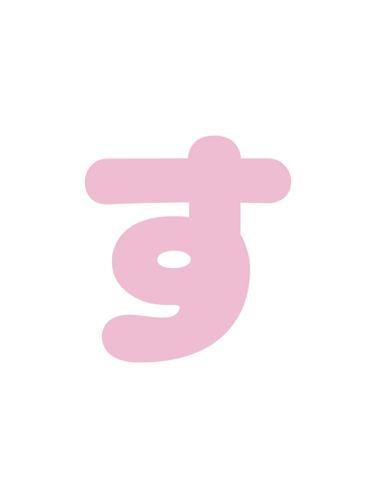 ひらがなピンク_す