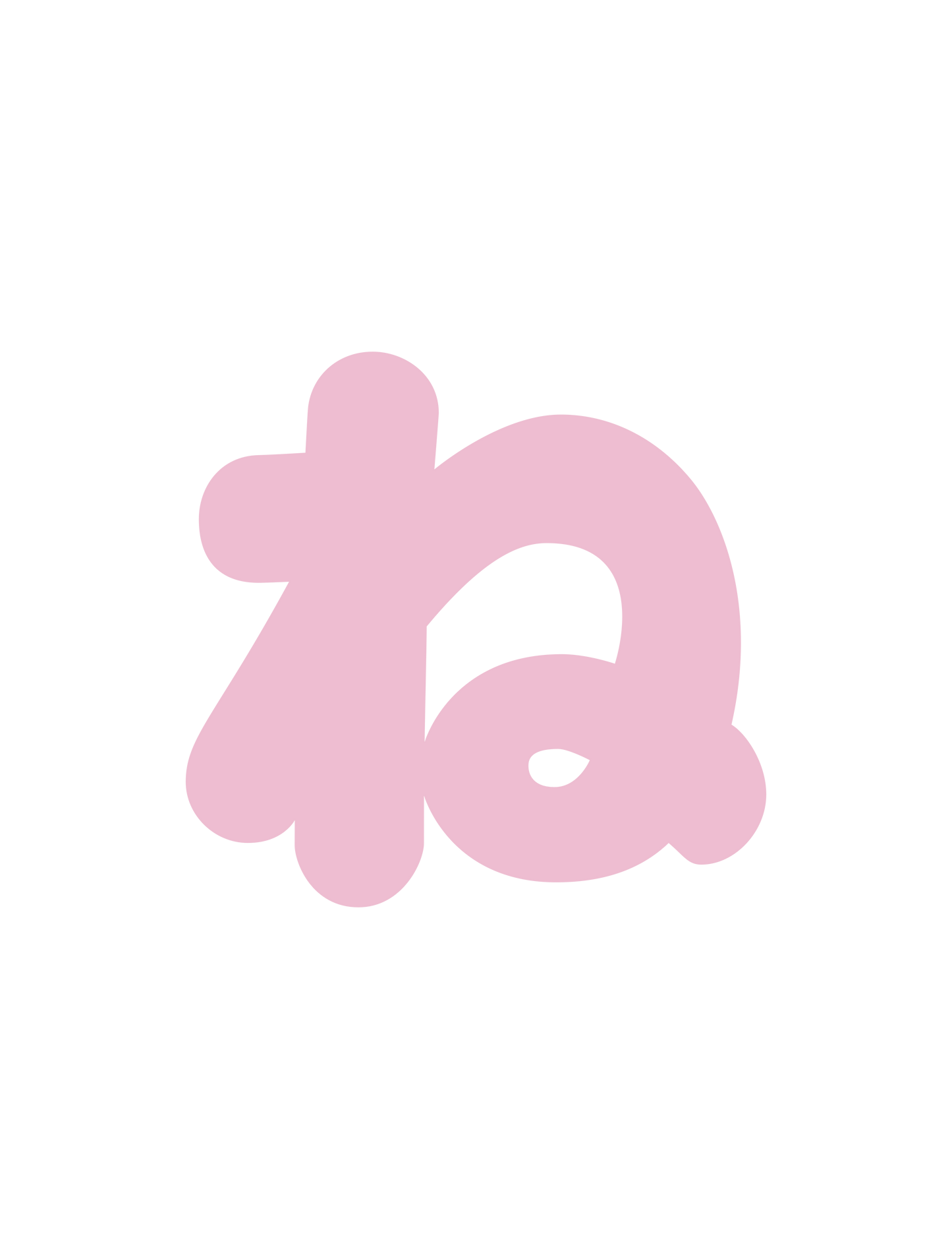 ひらがなピンク_ね