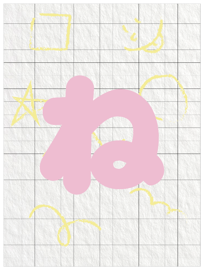 ひらがなピンク_ね