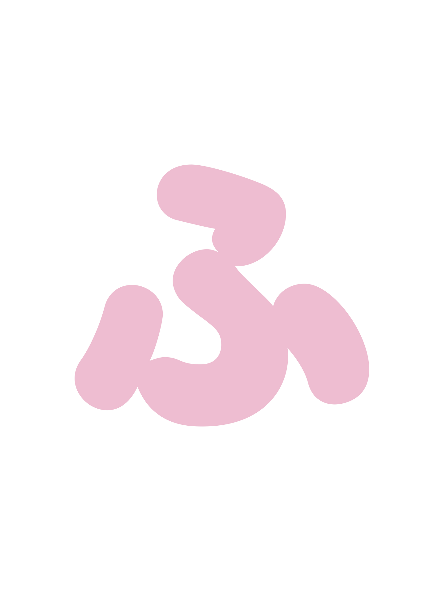 ひらがなピンク_ふ