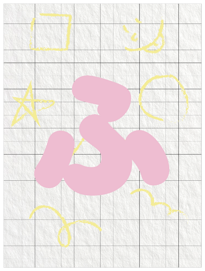 ひらがなピンク_ふ