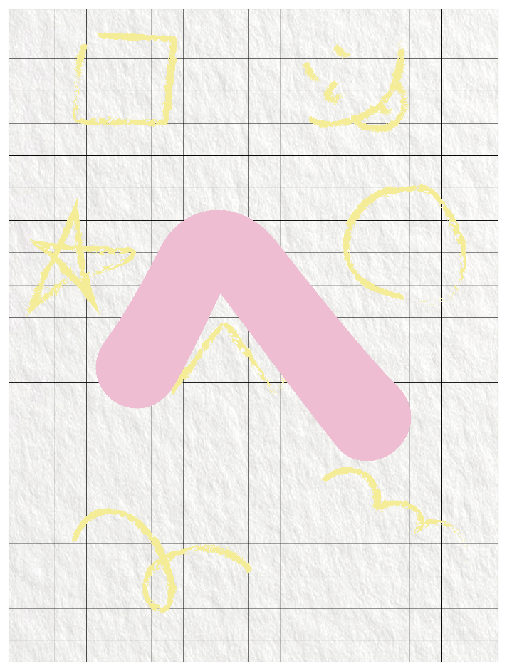 ひらがなピンク_へ