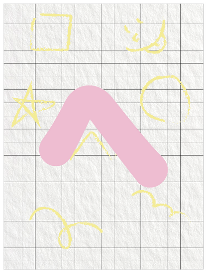 ひらがなピンク_へ