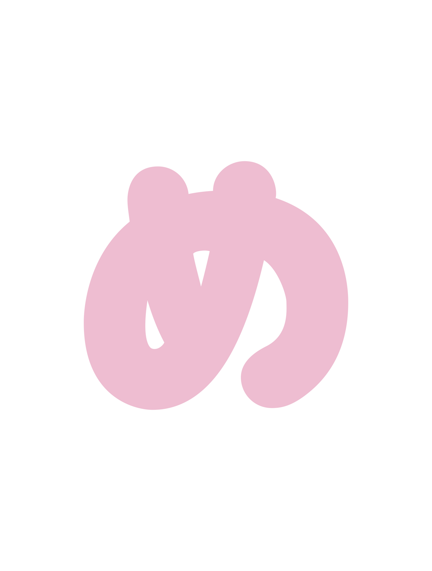 ひらがなピンク_め