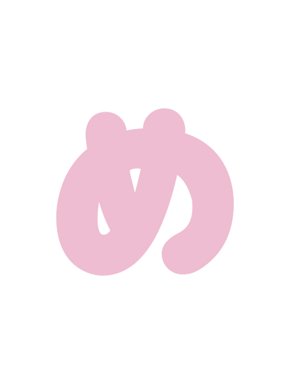 ひらがなピンク_め