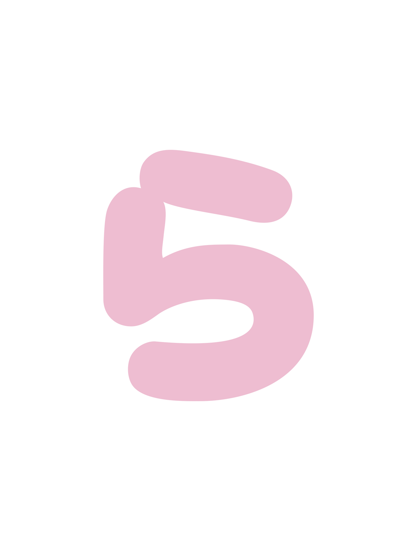 ひらがなピンク_ら