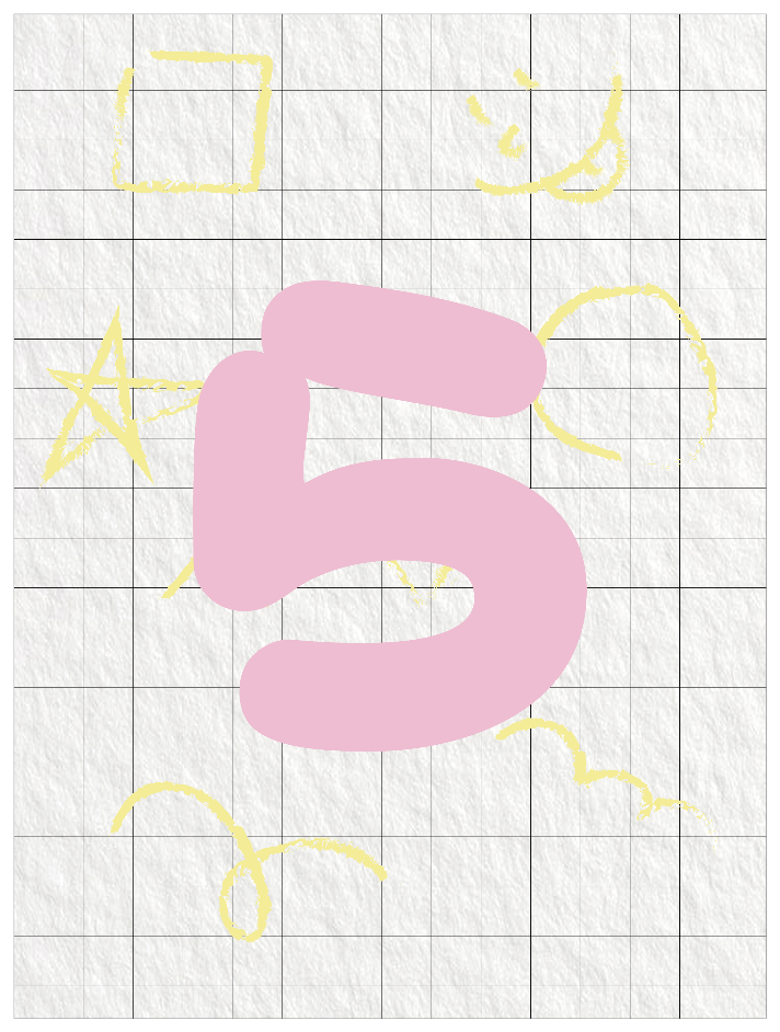 ひらがなピンク_ら