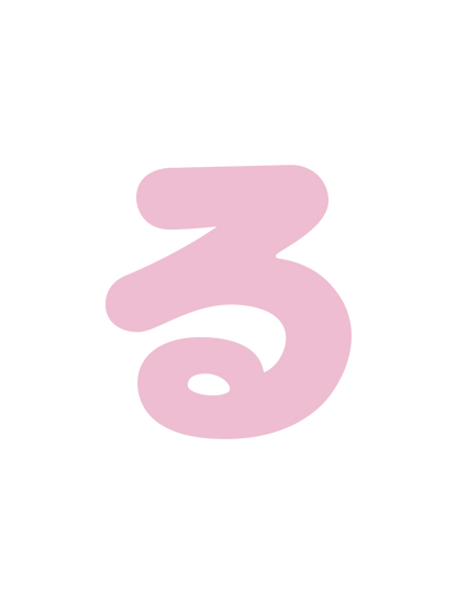 ひらがなピンク_る