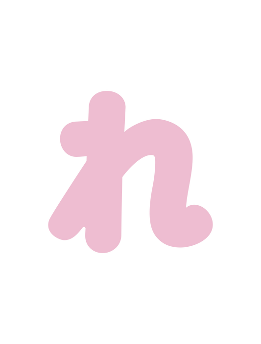 ひらがなピンク_れ