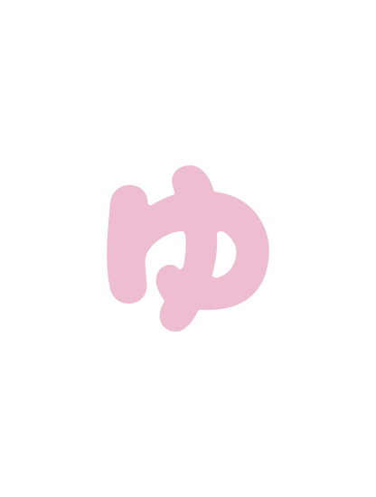 ひらがなピンク_小文字ゅ