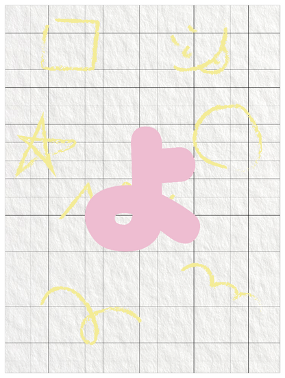 ひらがなピンク_小文字ょ