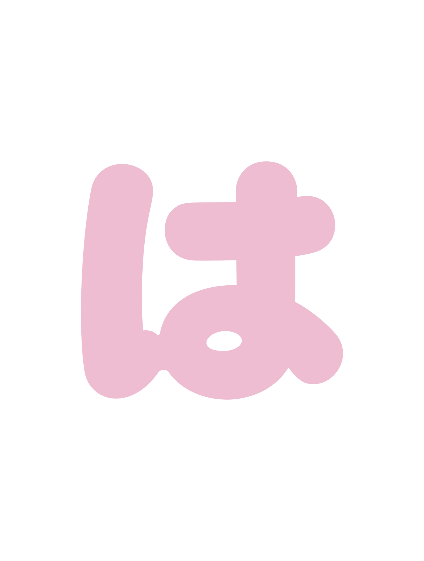 ひらがなピンク_は