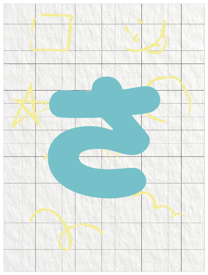 ひらがなブルー_さ