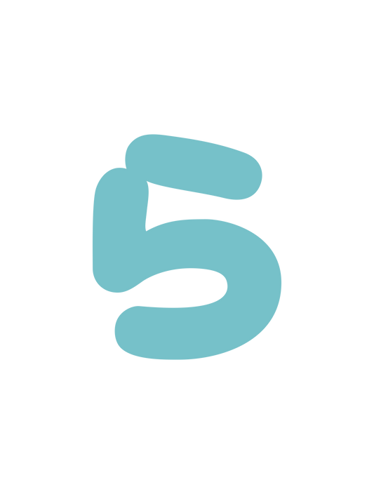 ひらがなブルー_ら