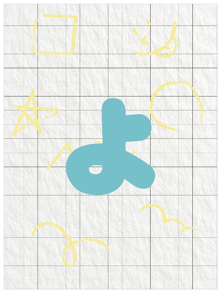 ひらがなブルー_小文字ょ
