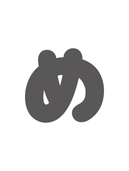 ひらがなグレー_め